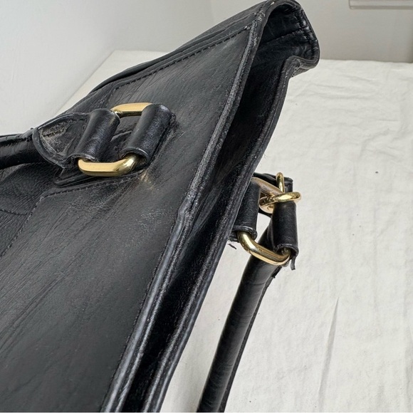 TIGNANELLO Black Leather Studded Tote Bag - Picture 10 of 16